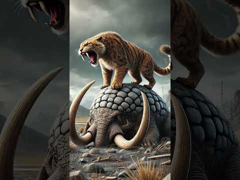 Saber-Tooth VS Ancient Animals (Woolly Mammoth, Pleistocene Jaguar, Short-Faced Bear)