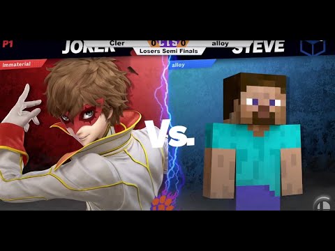 Clocktower Smash 85 - Losers Semis - Cler (Joker) vs. alloy (Steve) - SSBU
