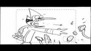 Regular Show's Storyboard Pilot (Tom Sawyer by Rush)
