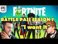 STREAMERS *REACT* TO THE Fortnite Chapter 2 - Season 7 Battle Pass Trailer