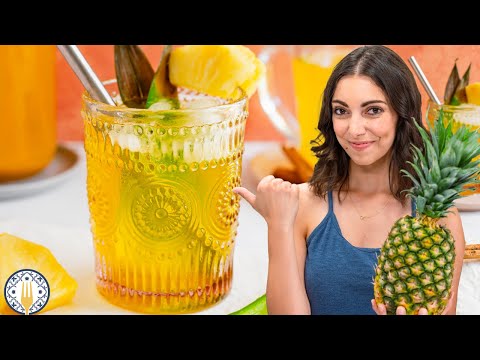 Pineapple Skin Tea 🍍 Low Waste Recipe!