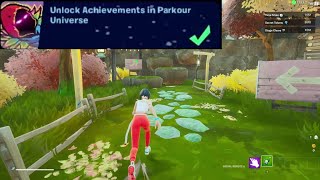 Unlock Achievements in Parkour Universe - Fortnite