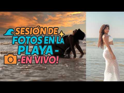 Miniatura del video: 📸 Sesión de Fotos en la Playa – Fotografía Creativa al Atardecer