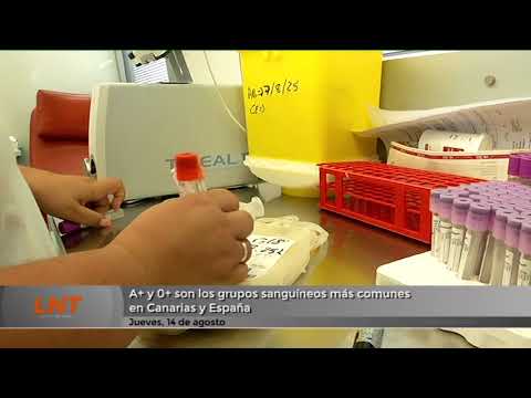Estos son los grupos sanguíneos más frecuentes en Canarias