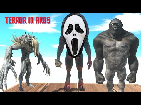 INFERNALS + PRIMATES AGAINST GHOSTFACE KOZAROG + MONSTER UNITS - ANIMAIL REVOLT BATTLE SIMULATOR