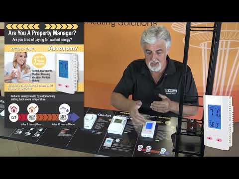 Autonomy Dual-Timed Thermostat: For Property Managers: King Electric