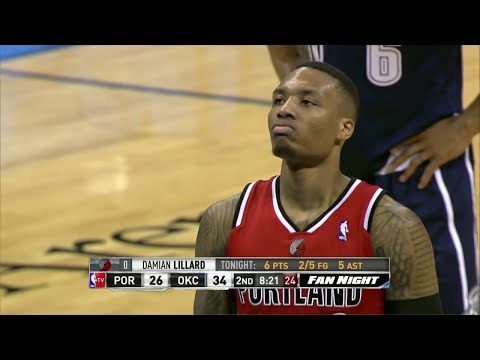 Damian Lillard Full Highlights at Thunder (2013.12.31) - 21 Pts, 11 Assists