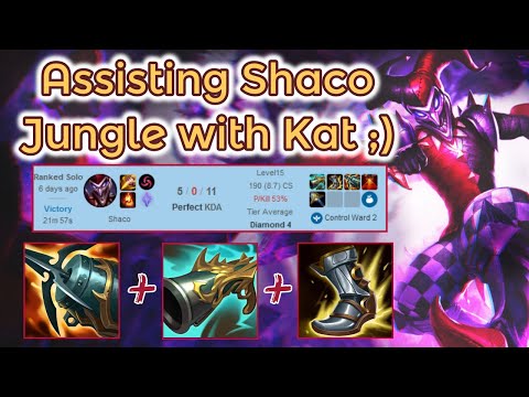 Assisting Ad Shaco Jungle - Duo with Kat ;) S11 [League of Legends] Full Gameplay - Infernal Shaco