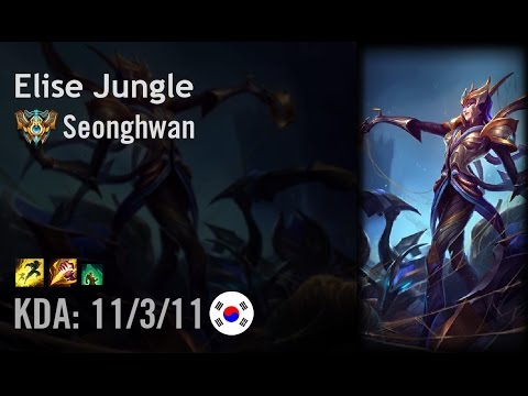 Elise Jungle vs Graves - Seonghwan - KR Challenger Patch 6.10