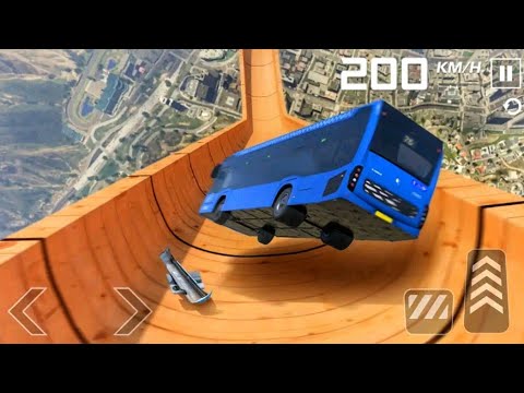 Bus Stunt Simulator - Bus Game - Bus Stunt Games Android Gameplay
