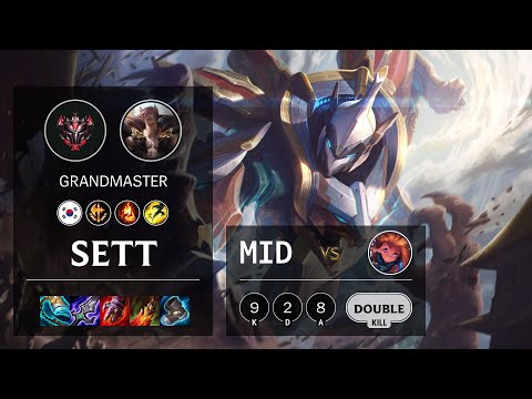Sett Mid vs Zoe - KR Grandmaster Patch 11.2