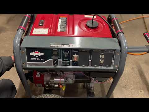 How to Start Briggs and Stratton Elite Series 10,000 watt Generator