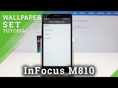 How to Change Wallpaper in InFocus M810 - Desktop Update