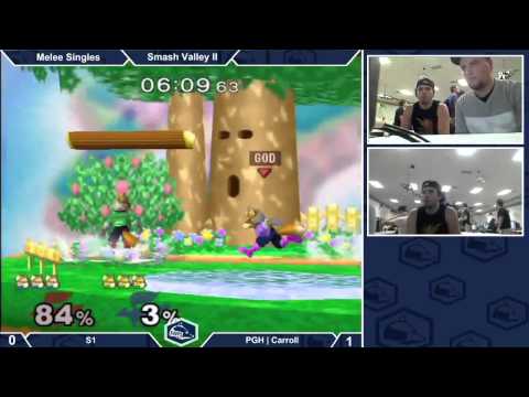 Smash Valley II Melee Singles Top 32 - S1 vs PGH Carroll