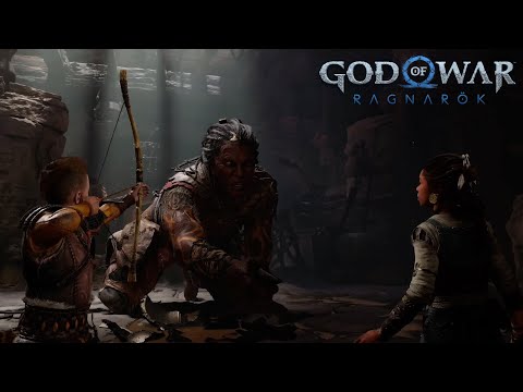 God of War Ragnarok Atreus vs Gryla Boss Fight [1080p 60FPS]