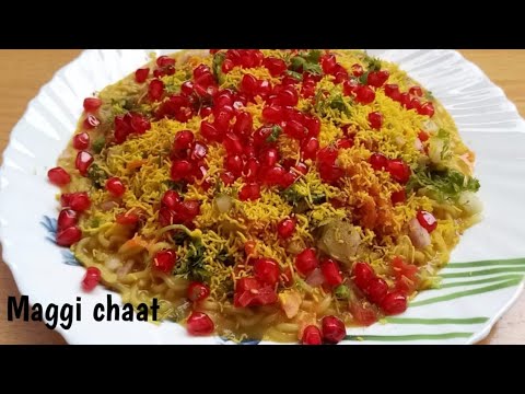 chatpati maggi chaat - maggi chaat street food - maggi recipe - chaat recipes
