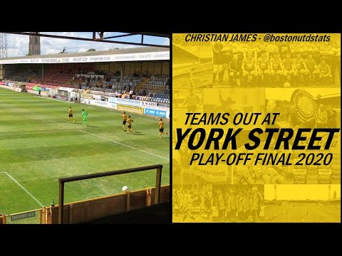 Boston United run out at York Street for the final time