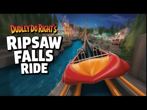 POV Duddley Do Right's Ripsaw Falls by Night FULL POV