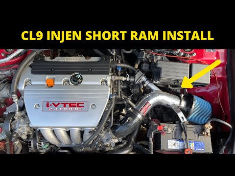 INJEN SHORT RAM INSTALL ON HONDA ACCORD EURO CL9