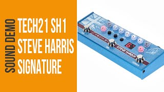 Video thumbnail for Tech21 SH1 Steve Harris Signature - Sound Demo (no talking) by Bass Bonedo
