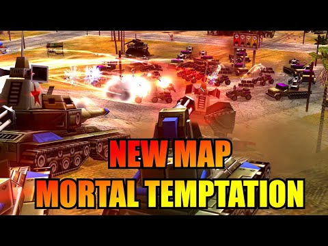 1v1v1v1v1 FFA - Brand New Map - Mortal Temptation - Generals Zero Hour