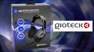 Gioteck HC-1 Gaming Headphones Unboxing & Review :o)