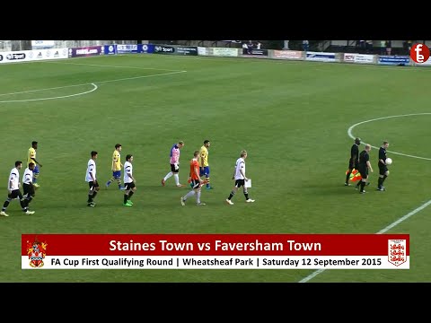 Staines Town 2-2 Faversham Town | FA Cup 1QR Highlights