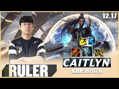 Ruler - Proview Caitlyn vs Ashe | Patch 12.17 - Lol Pro Replays