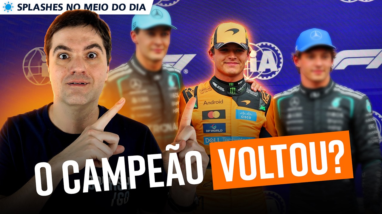Pole de Lando Norris, George Russell vence a corrida Sprint, Bortoleto é nono #f1 #gpdaholanda