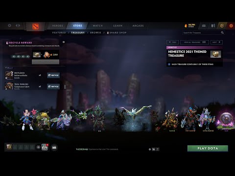 Nemestice 2021 themed treasure