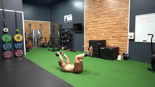 Kettlebell Horn 90/90 Tricep Extension exercise video thumbnail