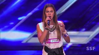 Celine Polenghi X Factor Audition 2013- When You Believe
