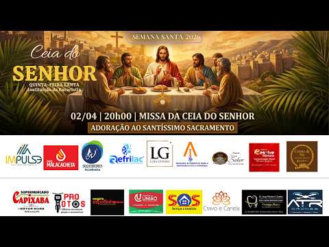 TRANSMISSÃO DA SANTA MISSA DIRETAMENTE DA IGREJA MATRIZ SANTA RITA DE CÁSSIA.