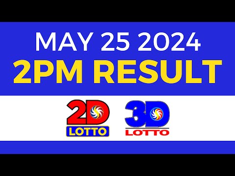 2pm Lotto Result Today May 25 2024 PCSO Swertres Ez2