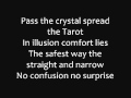 The Sisters Of Mercy - Alice (lyrics) 