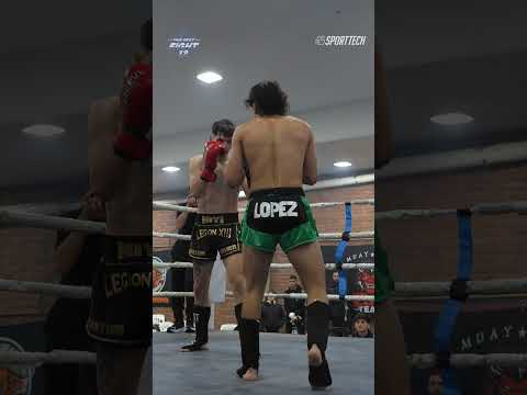 Guerra en el centro del ring 🔥 Badiluzzi vs López | The Best Fight 12 #shorts