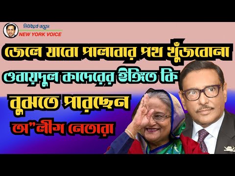 জেলে যাবো পালাবার পথ খুঁজবোনা ওবায়দুল কাদেরের ইঙ্গিত কি বুঝতে পারছেন অ”লীগ নেতারা