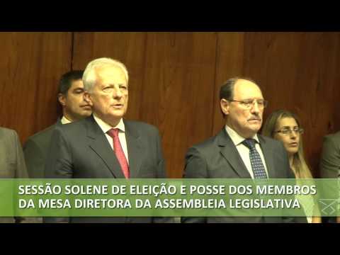 Governador prestigia posse de Edegar Pretto na presidência da Assembleia Legislativa