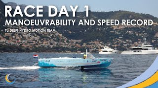 Day 1 Monaco Energy Boat Challenge 2025 | TU Delft Hydro Motion Team