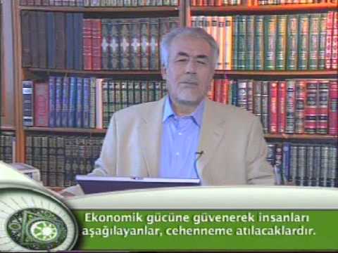 ŞİFA TEFSİRİ - MAHMUT TOPTAŞ HOCAEFENDİ  - (26.Ders) -HUMEZE SURESİ - TEFSİR GÜNLÜĞÜ