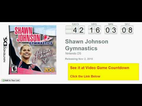 Shawn Johnson Gymnastics Nintendo DS