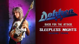 Dokken - Sleepless Nights - Guitar Backing Track with Vocals