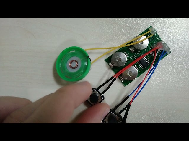 Vídeo relacionado con VGOL Módulo de Chip de Sonido de Voz Grabable de 120 Segundos para Tarjetas de Felicitación DIY