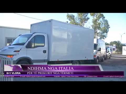 Ndihma nga Italia, për të prekurit nga tërmeti.