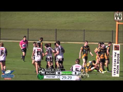 Real NRL Round 10 Under 18 Highlights Maitland Whites v Macquarie