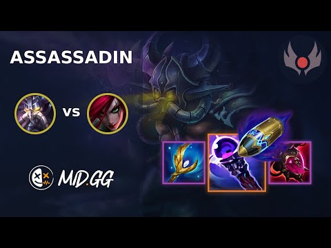 MID.GG: [ Assassadin ] Kassadin MID vs Katarina | NA GRANDMASTER | LOL Season 2025