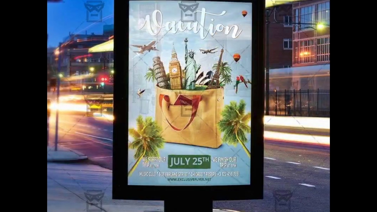 Vacation  - Premium A5 Flyer Template