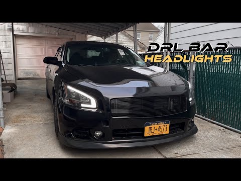 MAXIMA GETS NEW HEADLIGHTS & GRILL *Install*