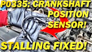 P0335 CRANKSHAFT POSITION SENSOR FIXED FAST & EASY KIA CADENZA SORENTO SANTA FE SONATA OPTIMA 3.3 V6