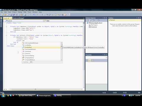 Visual Basic 2010 Express Tutorial 1